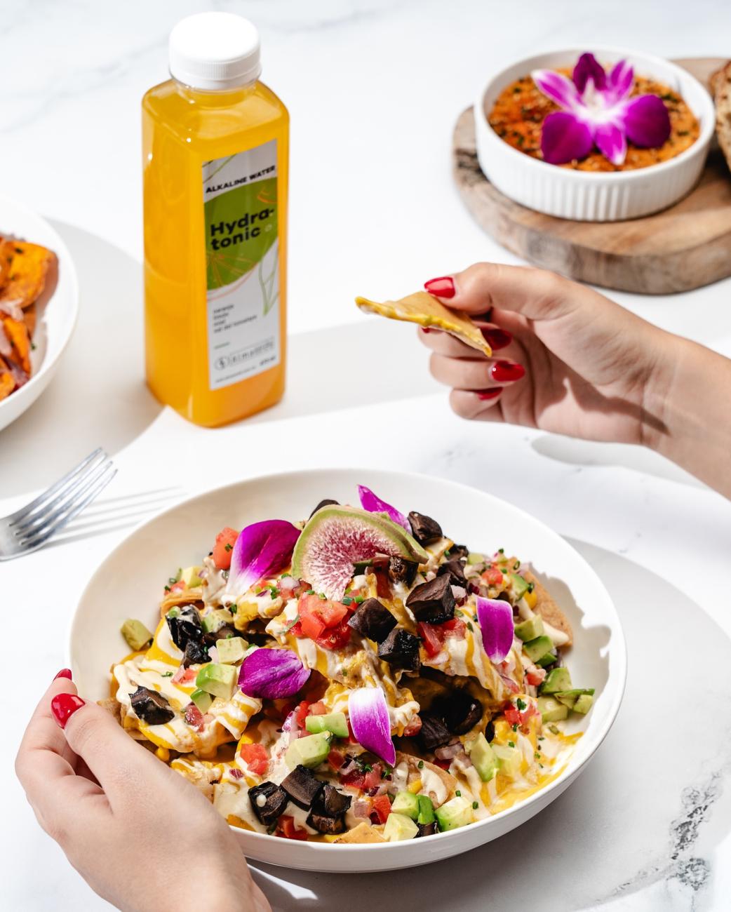 dish and juice