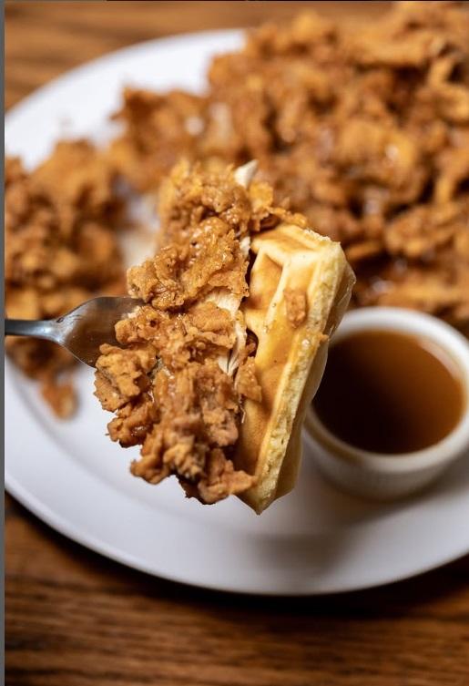 Chicken and waffles