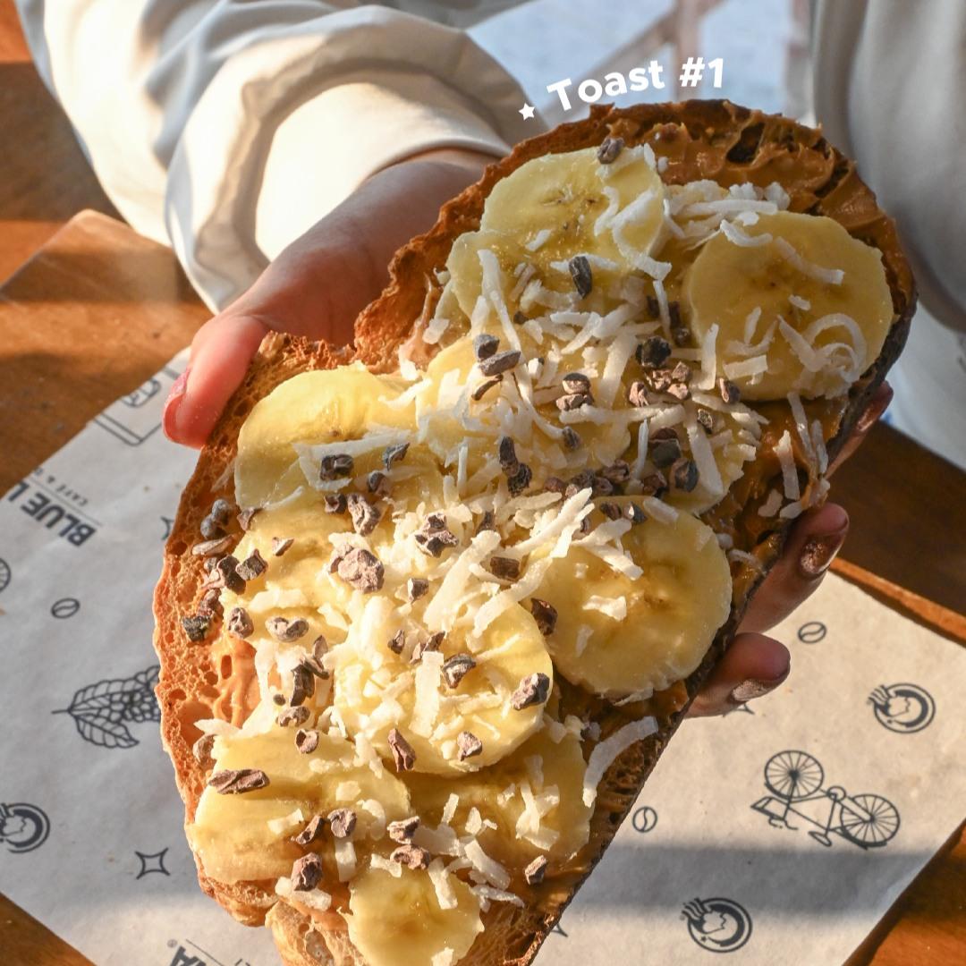 Blue Rio toast