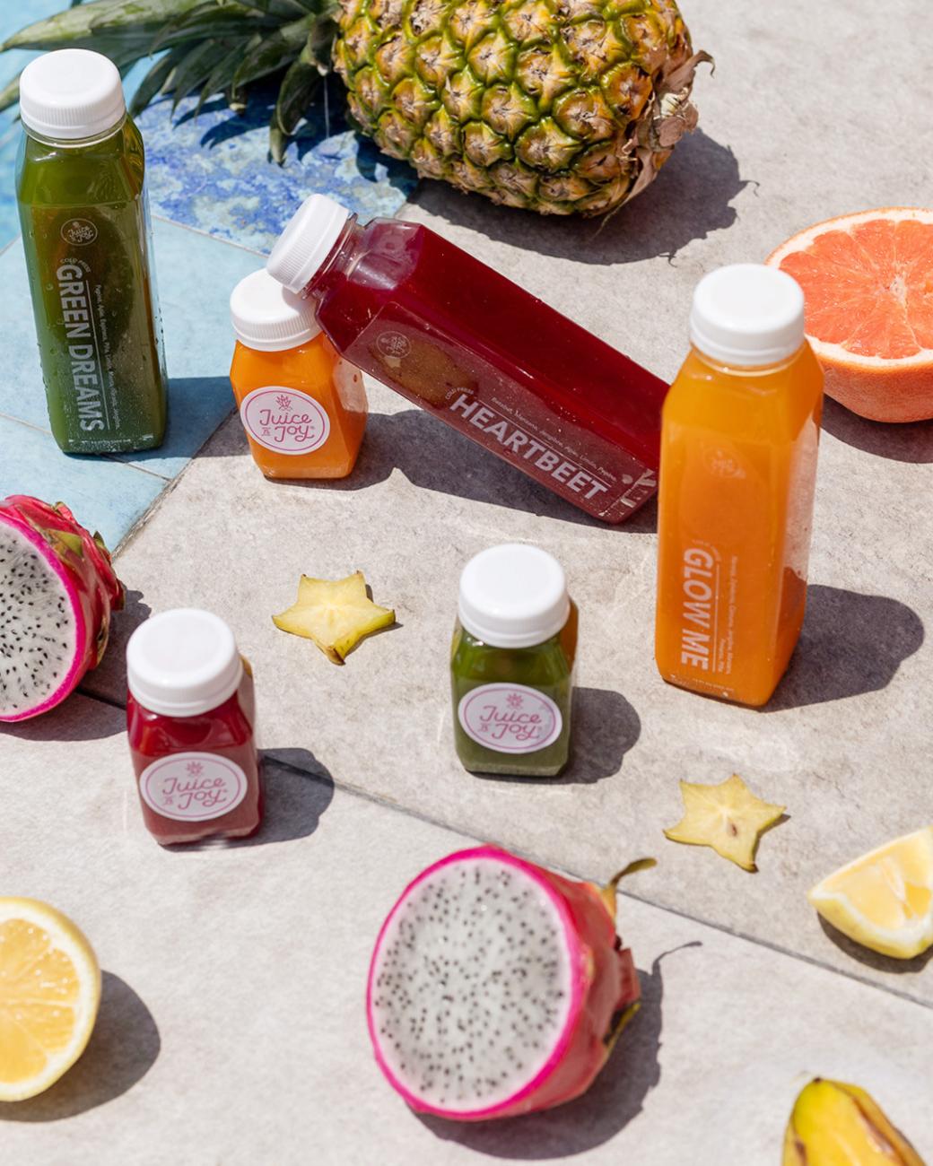 Juice bottles