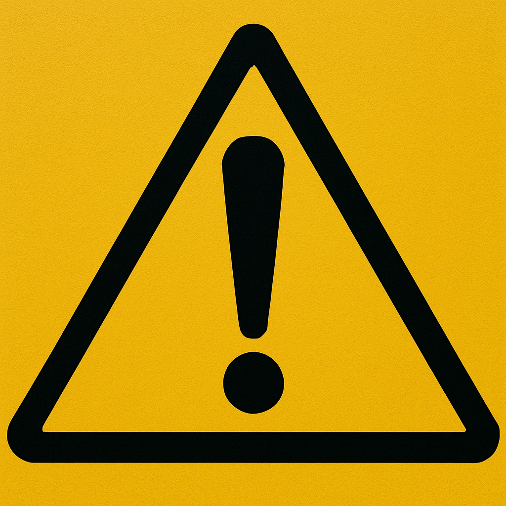 caution exclamation