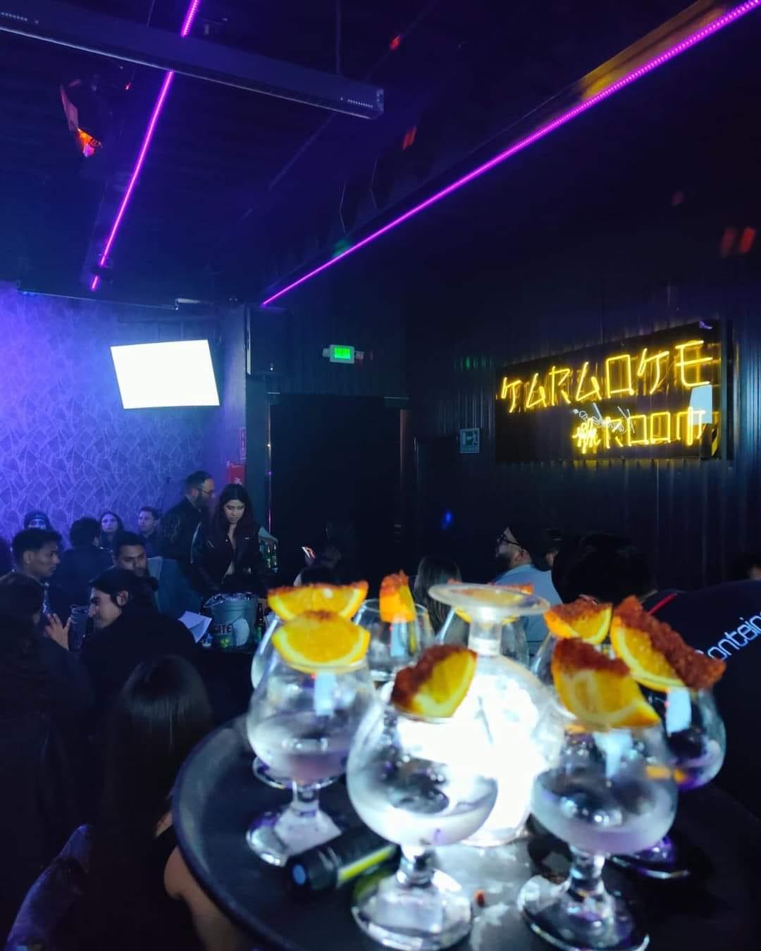 Karaoke room drinks